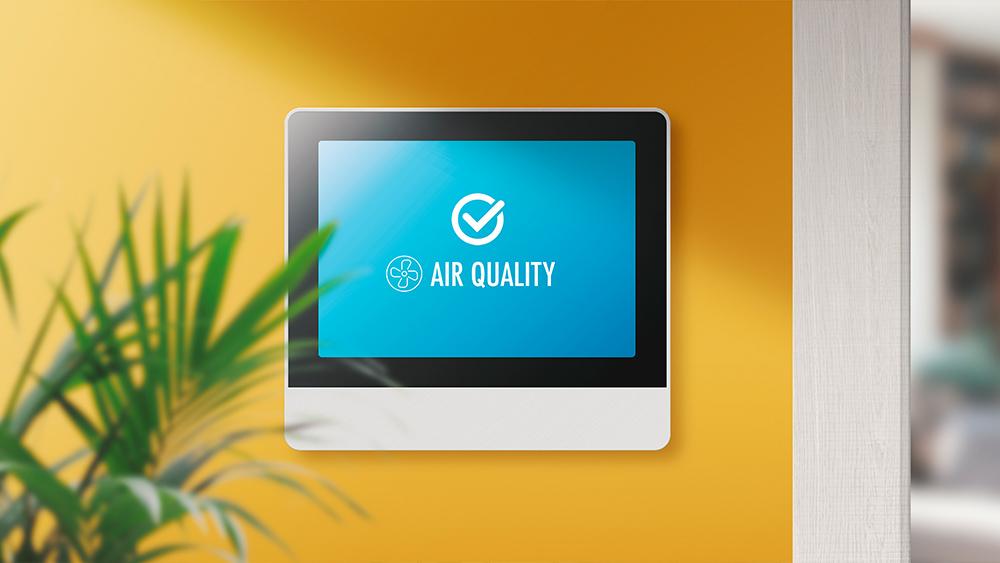 Air quality monitor at home